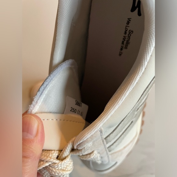 NWT SOMILISS Sneakers for Womens Wide Toe Box Design Size40  Beige - Picture 7 of 12